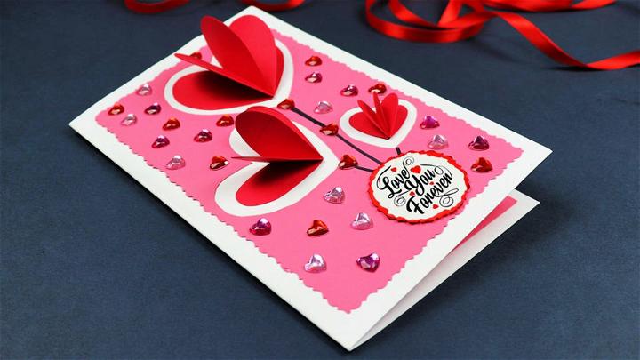 Creative Pop Up Hearts Card