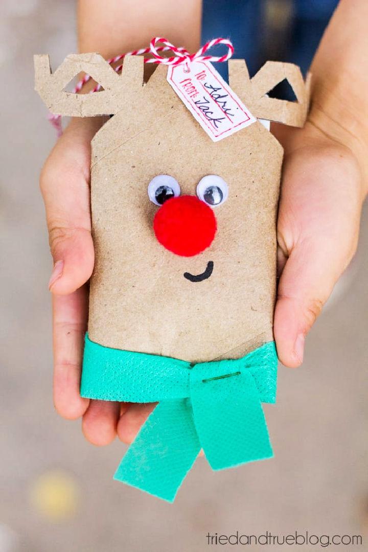 Custom Rudolph Gift Card Holder