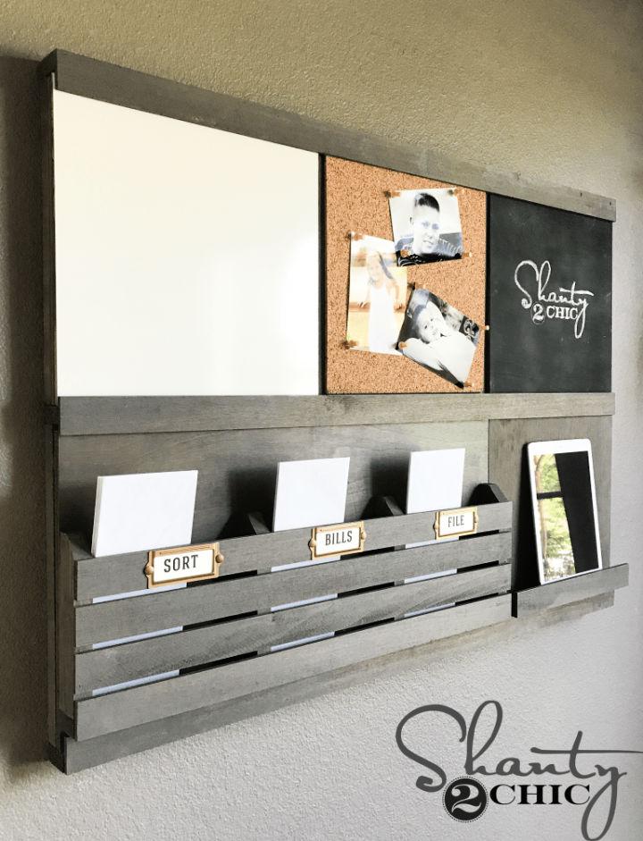 Custom Wall Office Organizer