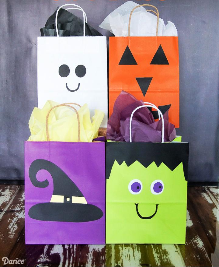 Cute DIY Halloween Gift Bags
