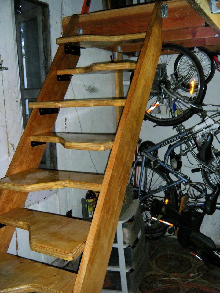 DIY Alternating Tread Stairs
