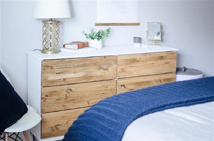 DIY Bedroom Dresser IKEA Tarva Dresser Hack
