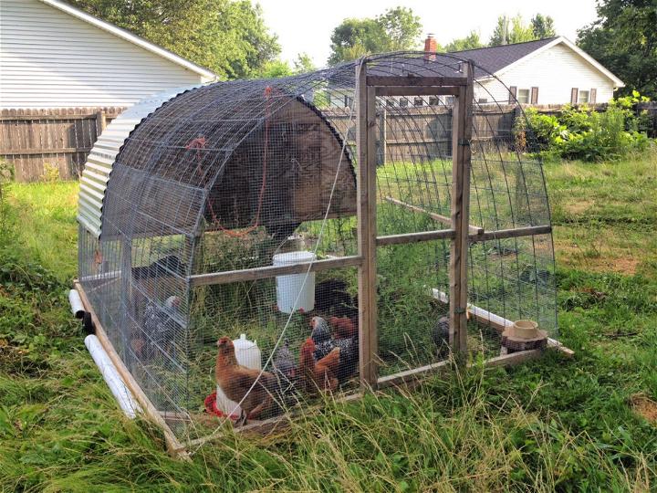 DIY Chicken Tractor at Home