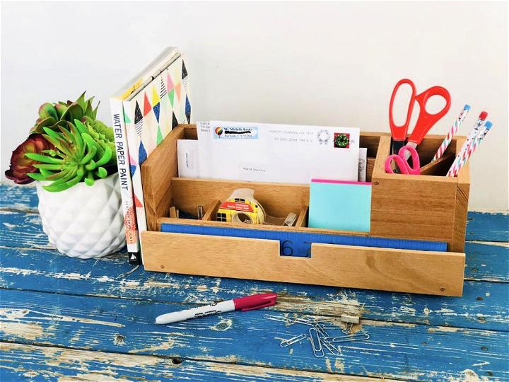 DIY Desk Stuff Organizer