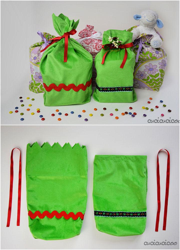 DIY Gift Bags with Boxed Corners