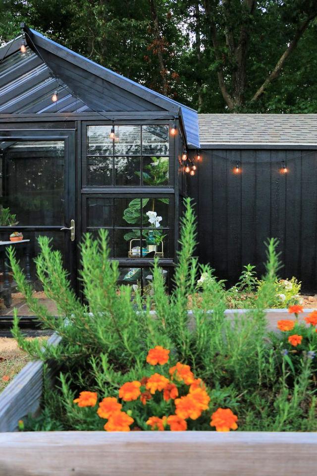 DIY Greenhouse Raised Bed Garden