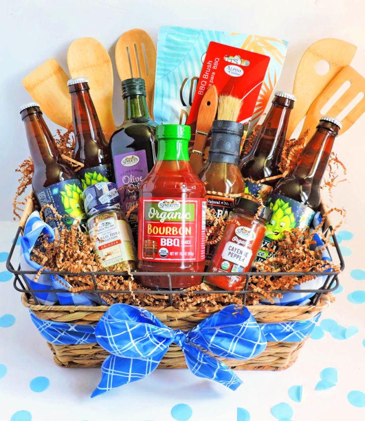 DIY Grilling Gift Basket for Dad