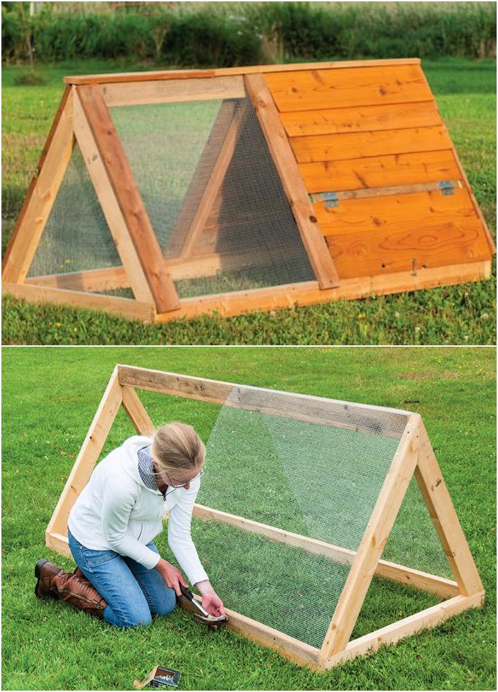 DIY Moveable Chicken Tractor