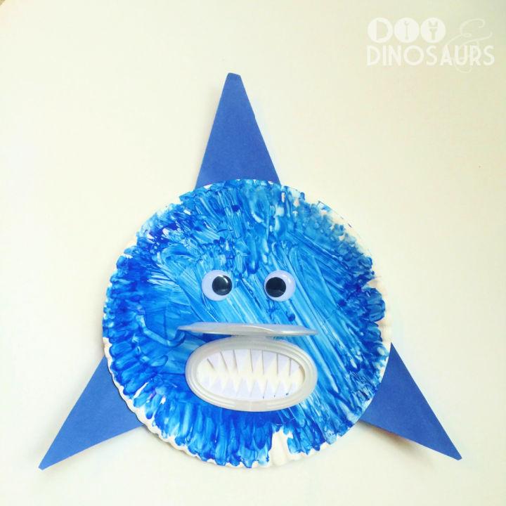 DIY Paper Plate Shark