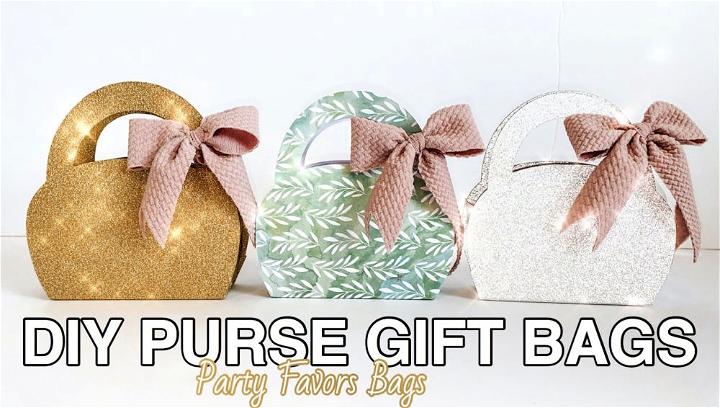 DIY Purse Gift Bags using Cricut