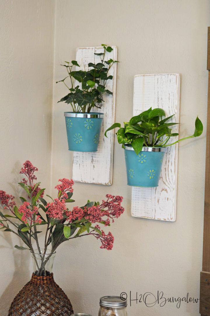 DIY Wall Mounted Planters