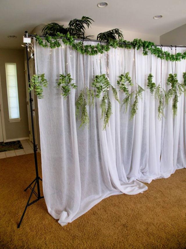 DIY White Photo Backdrop