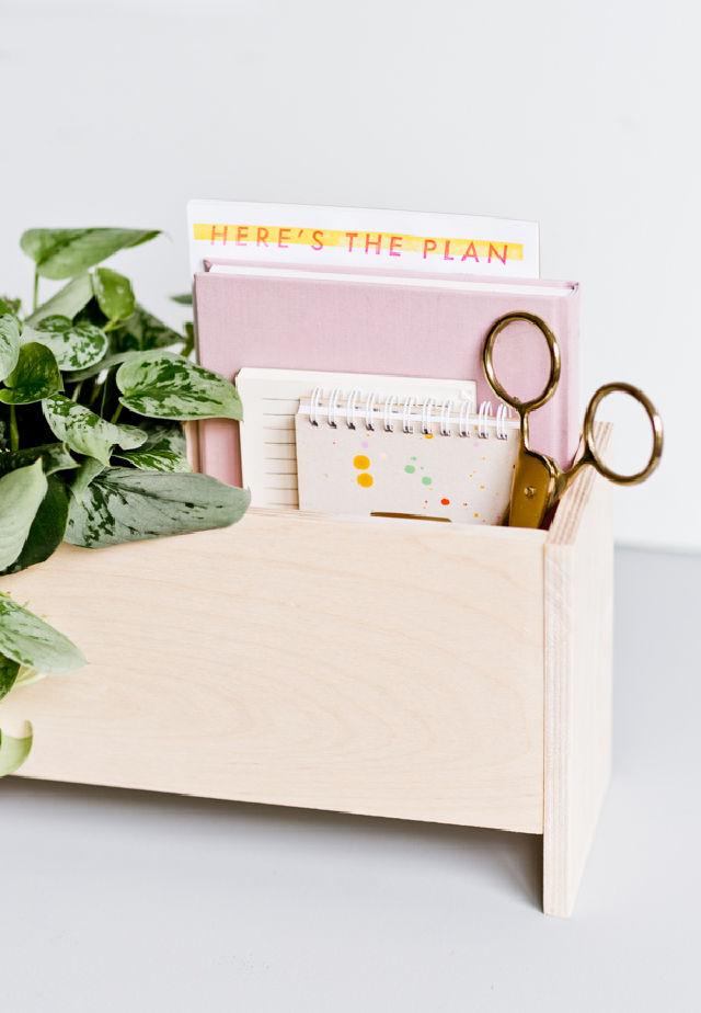 Desk Organizer That Doubles as a Planter