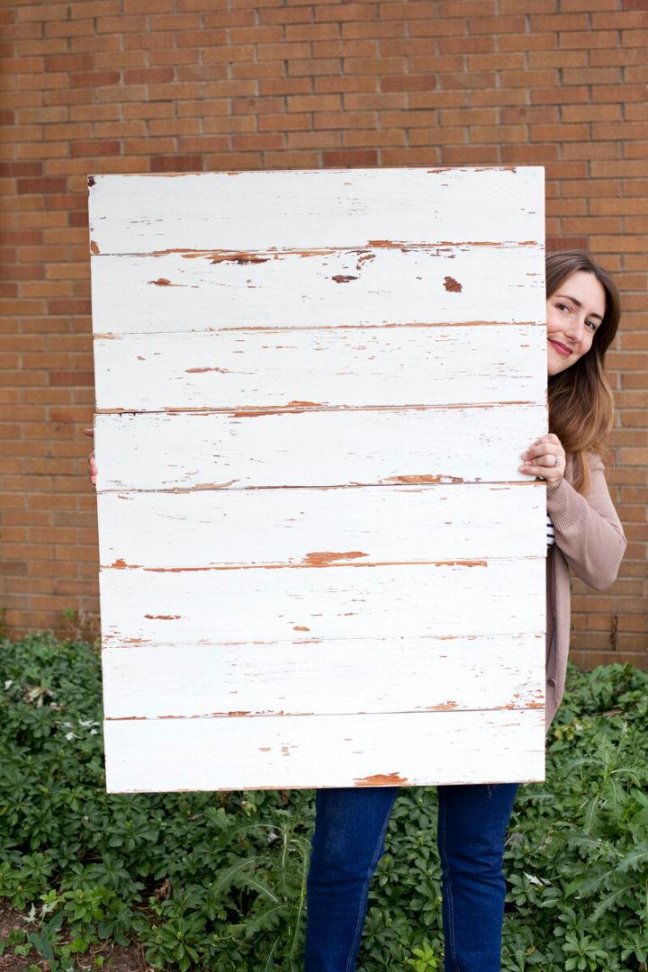 Distressed Wood Photo Backdrop