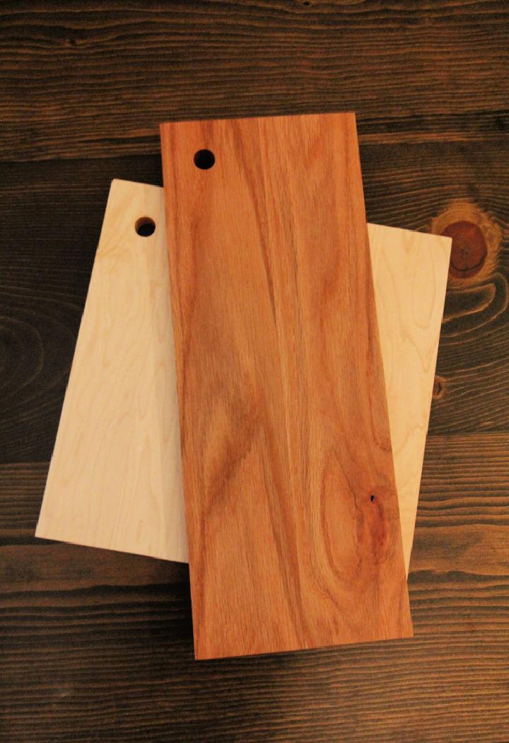 Easy DIY Hardwood Cutting Board