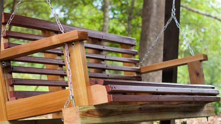 Easy DIY Porch Swing