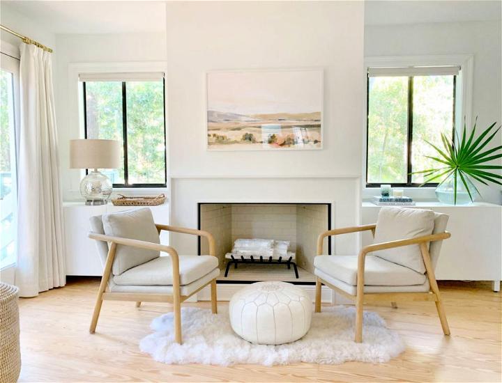 Easy Modern Fireplace Mantel