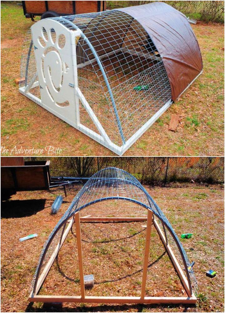 Easy to Build Chicken Tractor