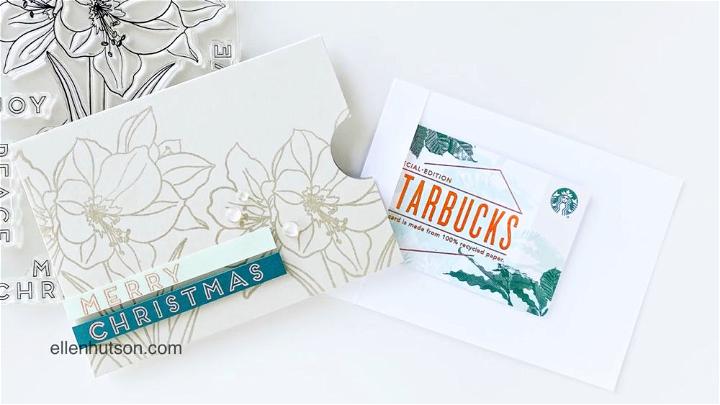 Easy to Make Gift Card Sleeve