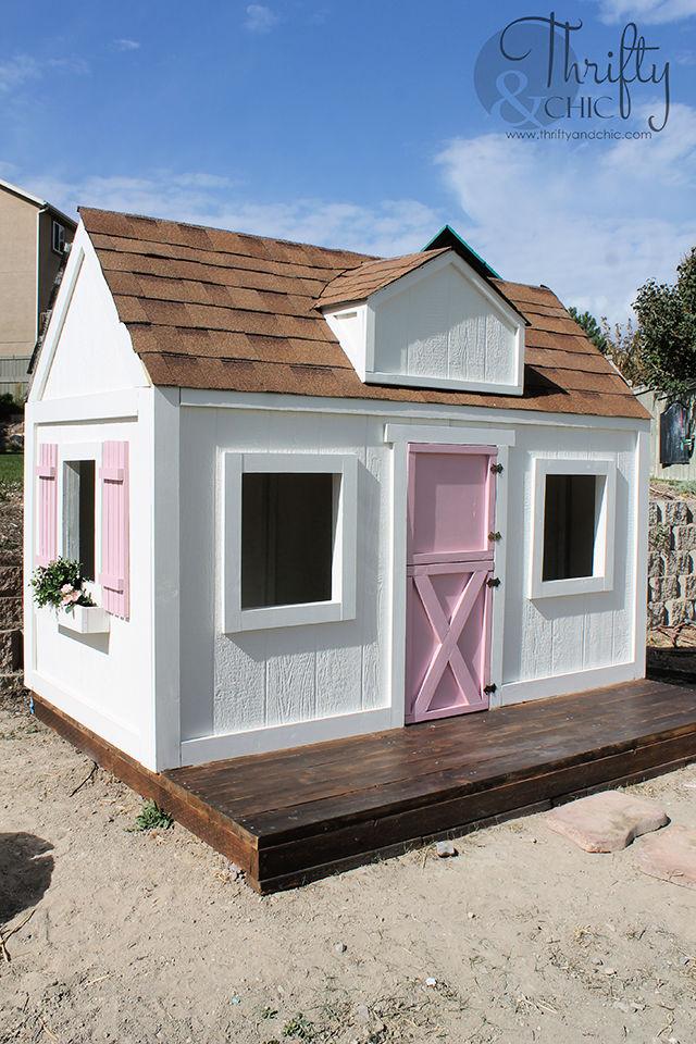Farmhouse Style Outdoor Playhouse