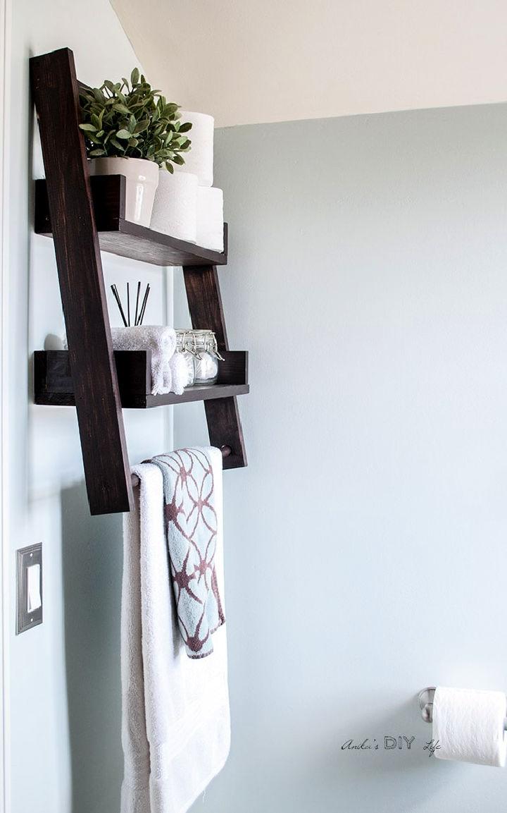 Floating Ladder Shelf for Beginner