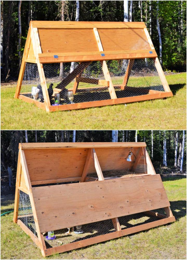 Frame Style Chicken Coop Tractor