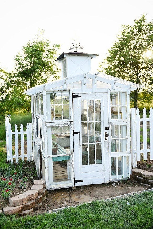Greenhouse Made From Old Windows
