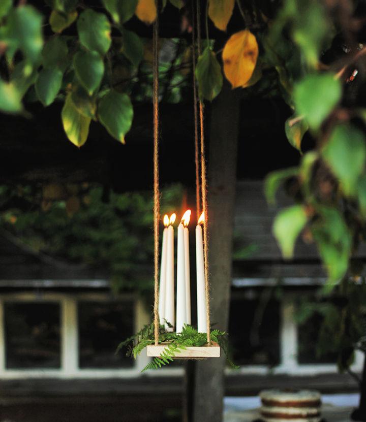 Hanging Candle Chandelier