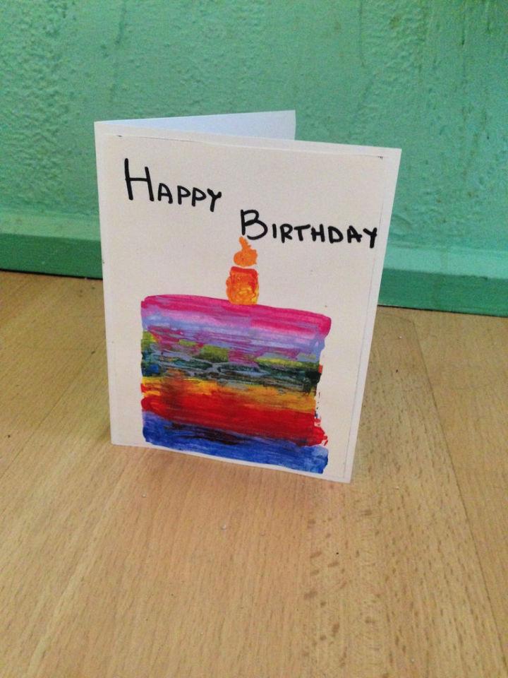 Homemade Happy Birthday Card