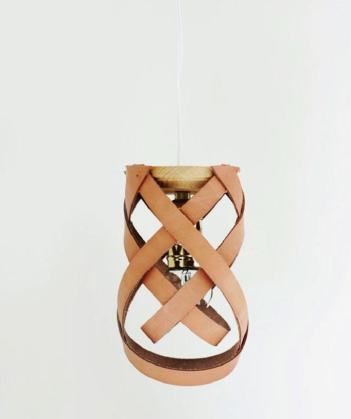 How To Make A Leather Pendant Light