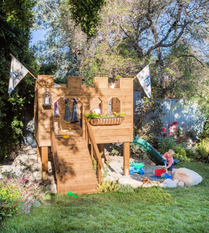 How to Build a Backyard Castle Playhouse