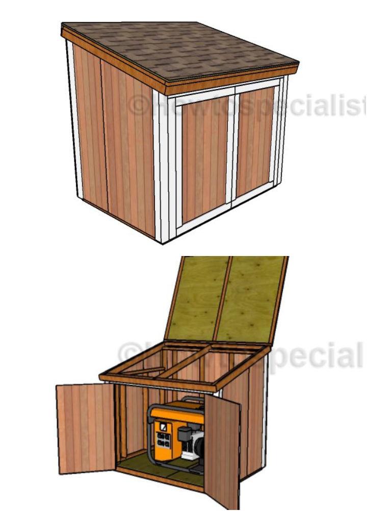 How to Build a Generator Shed