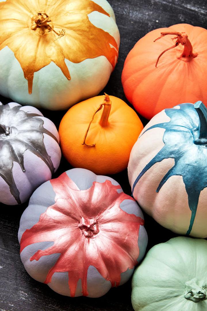 How to Make Paint Dipped Pumpkins