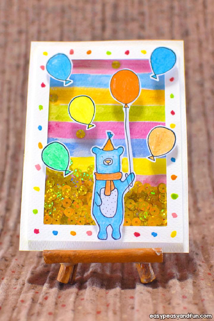 How to Make a Birthday Shaker Card