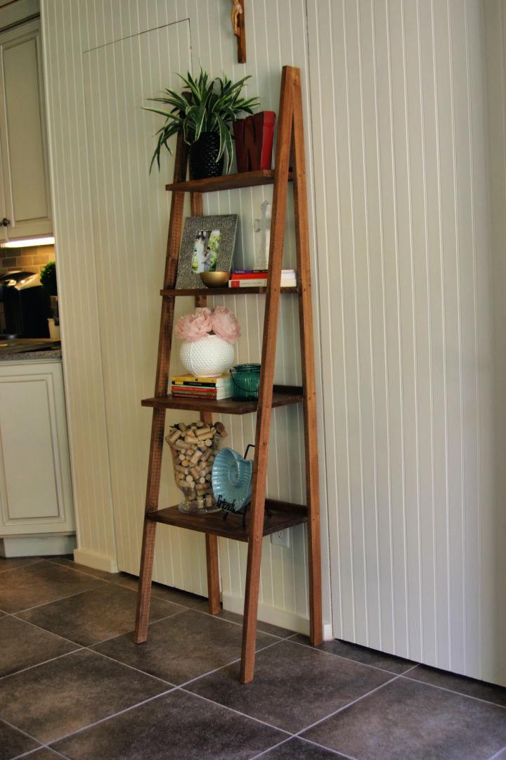 How to Make a Ladder Shelf