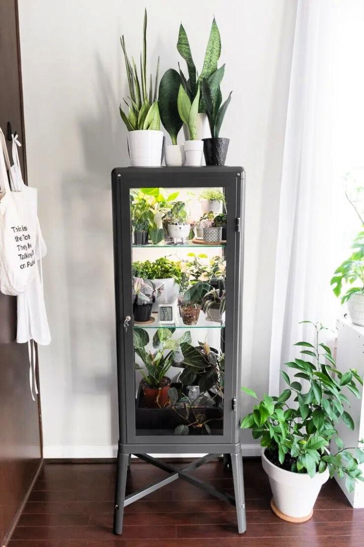 Ikea Greenhouse Cabinet Hack Using Fabrikor