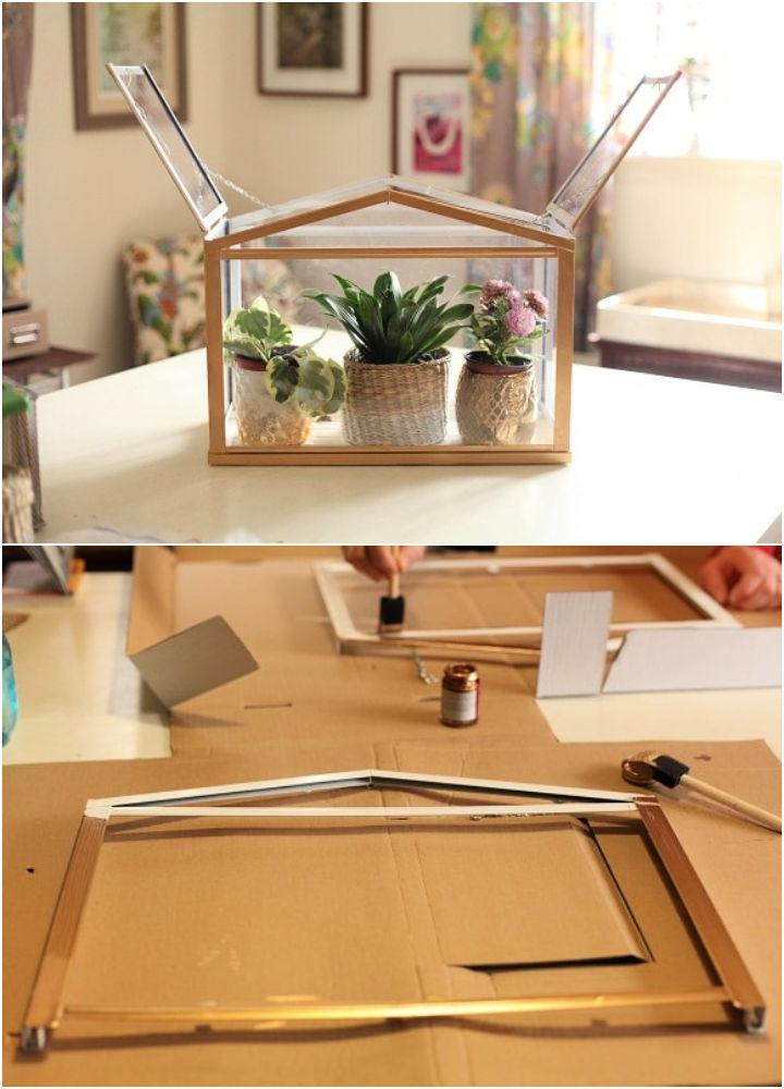 Ikea Hack Gold Mini Indoor Greenhouse