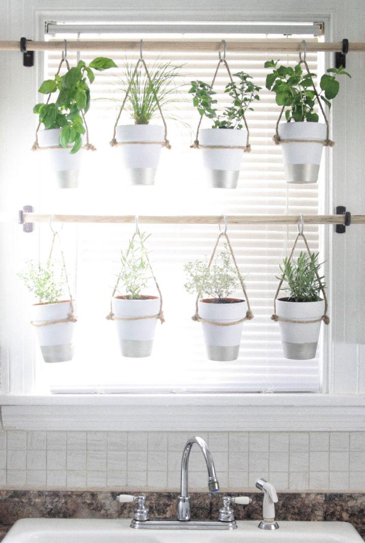 Indoor Hanging Herb Garden