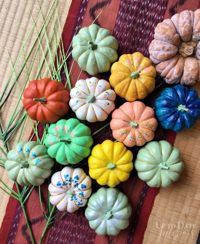Japanese Umbrella Inspired Pumpkins