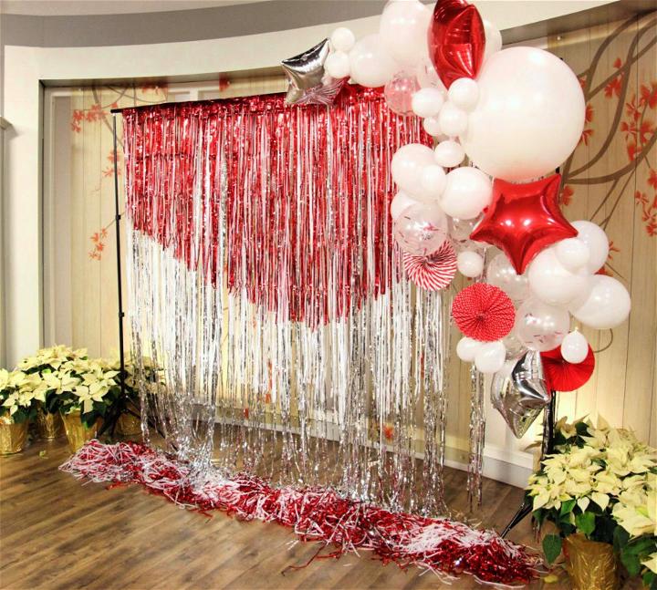 Layered Foil Photo Backdrop