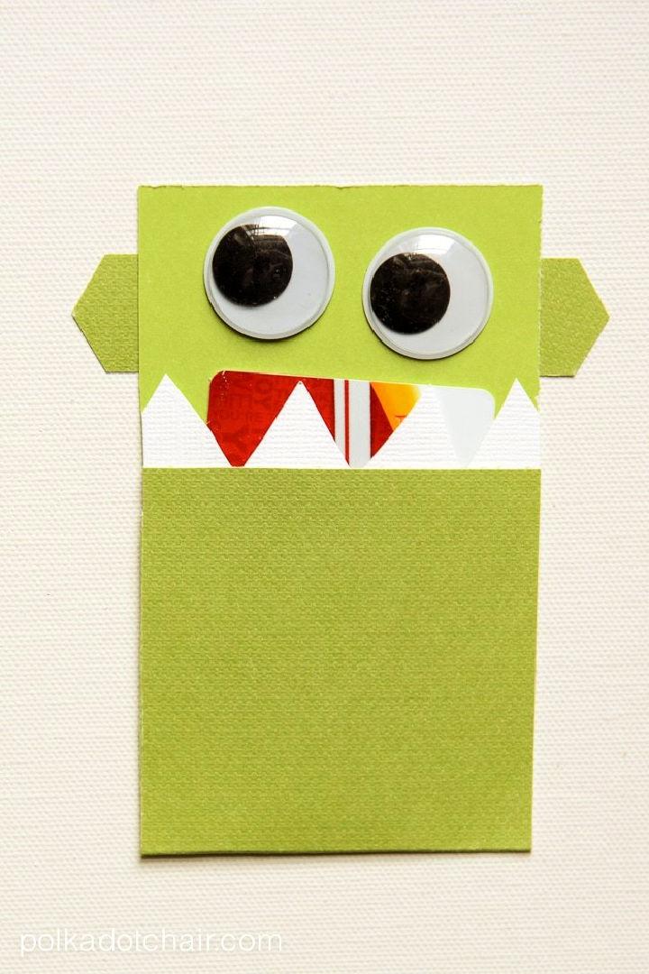 Little Monster Gift Card Holder