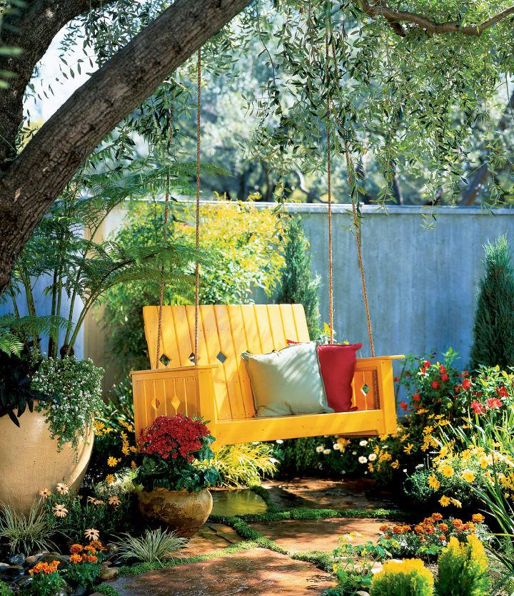 Make a Garden Porch Swing