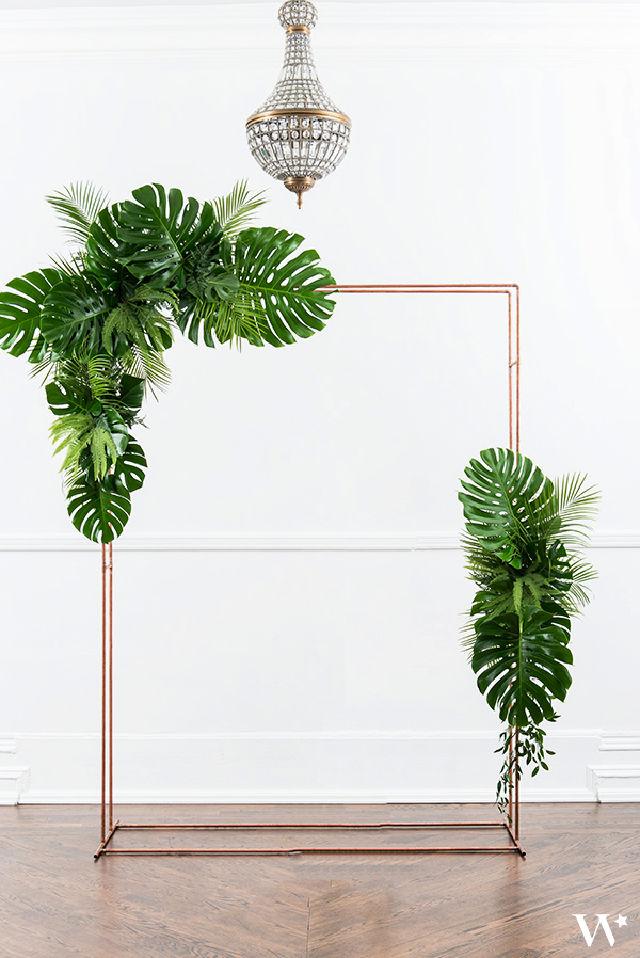 Make a Greenery Backdrop