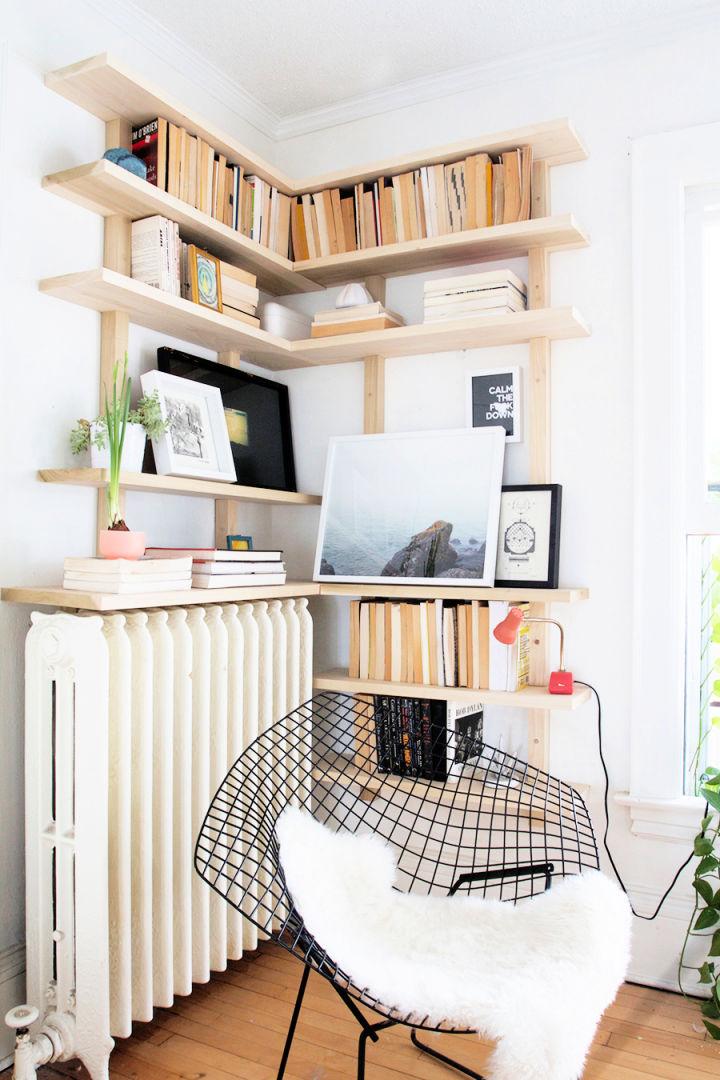 Modern Corner Shelves
