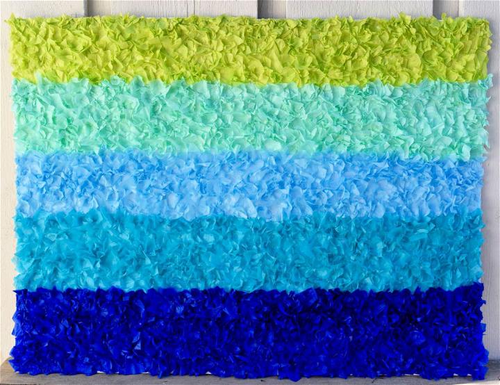 Ombre Tissue Paper Backdrop Tutorial