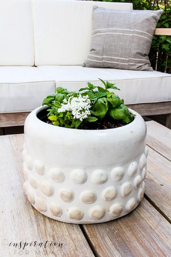 Outdoor Tabletop Herb Garden