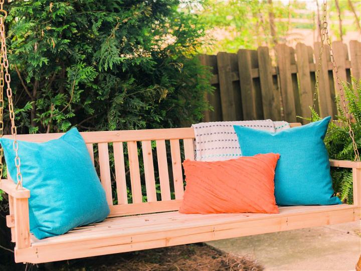 Outdoor Wooden Porch Swing