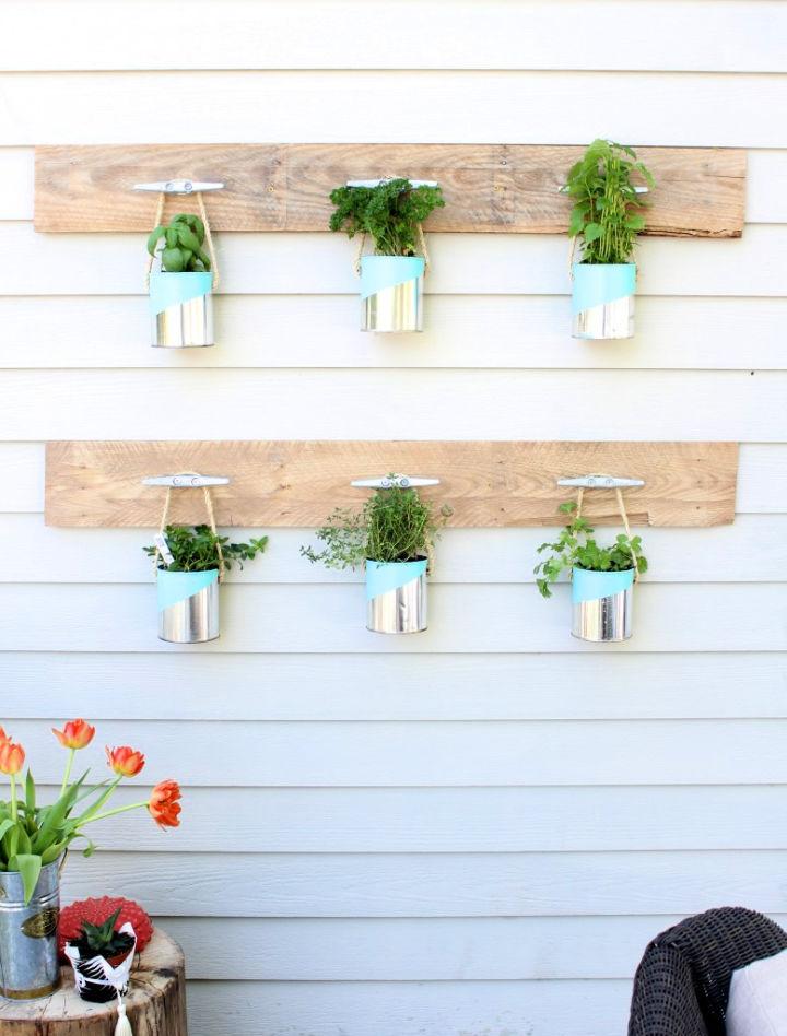 Paint Can Herb Garden