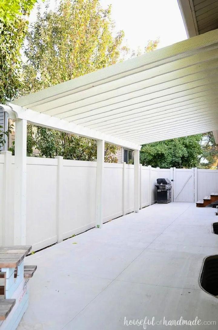 Patio Pergola Attached To The House