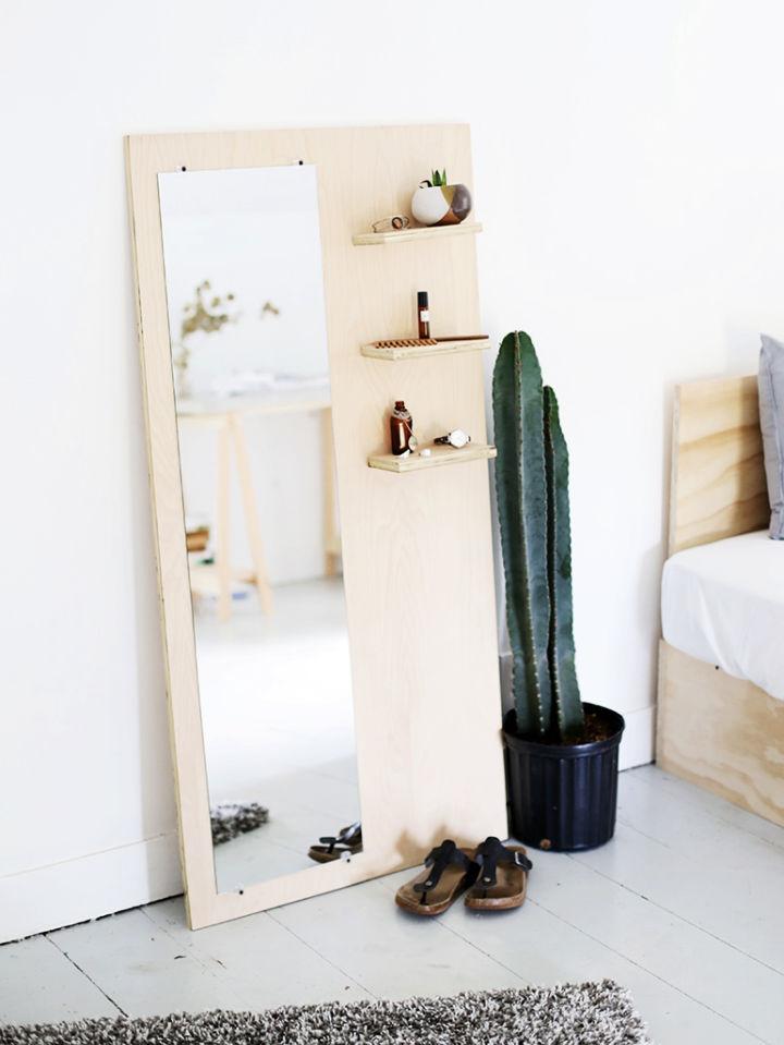 Plywood Floor Mirror For Bedroom
